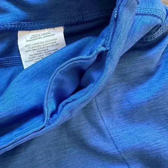 Women's Nike Fast Running Midrise Leggings Dri-Fit Drawstring Blue Size Medium - Picture 5 of 9